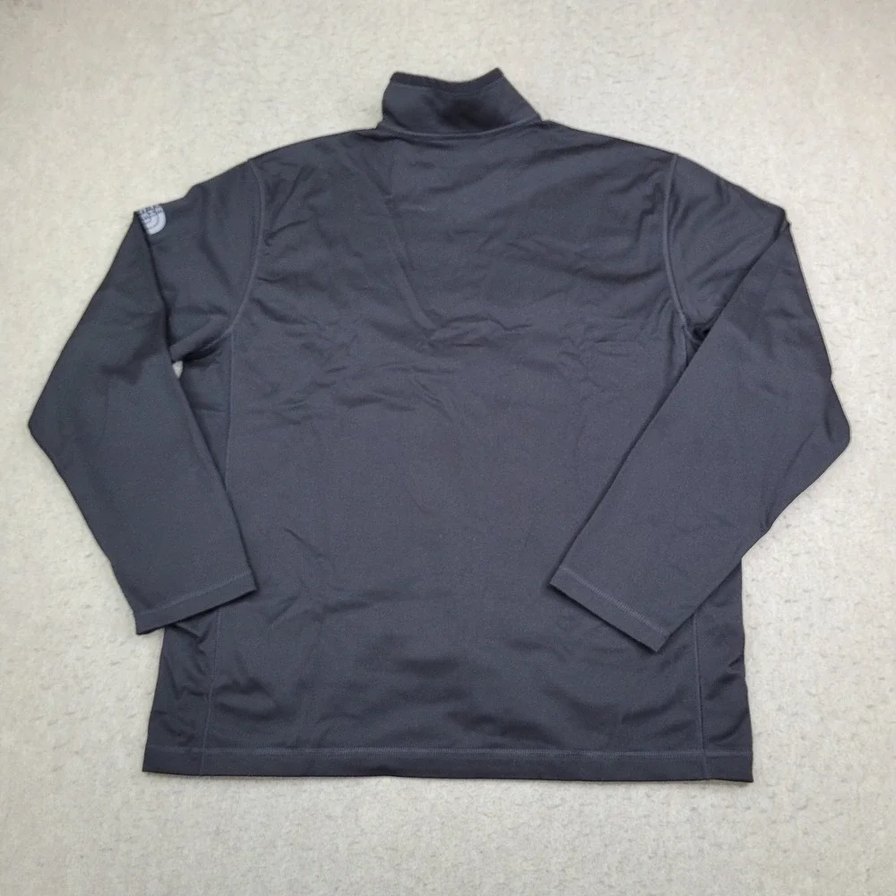 The North Face 1/4 Zip Mens XL Black Pullover Mock Neck Outdoor Performance Logo